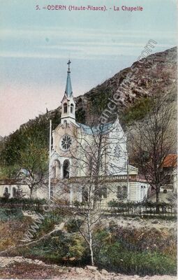 Carte postale ancienne La Chapelle — Oderen (Haut-Rhin)