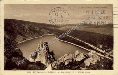 Carte postale ancienne Le Lac Blanc — Orbey (Haut-Rhin)