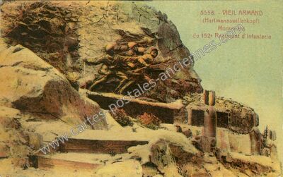 Carte postale ancienne Vieil Armand — Wattwiller (Haut-Rhin)