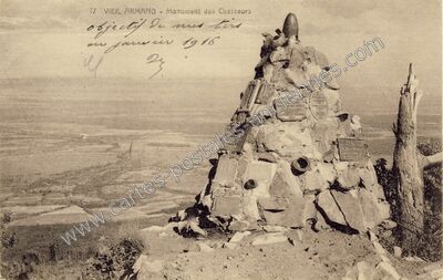 Carte postale ancienne Vieil Armand — Wattwiller (Haut-Rhin)