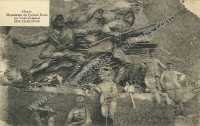 Carte postale ancienne Vieil Armand — Wattwiller (Haut-Rhin)