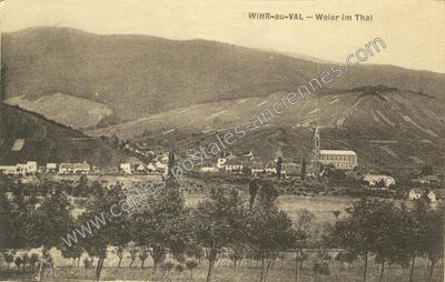 Carte postale ancienne Weier im Thal — Wihr-au-Val (Haut-Rhin)