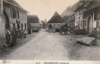 Carte postale ancienne Wildenstein — Wildenstein (Haut-Rhin)