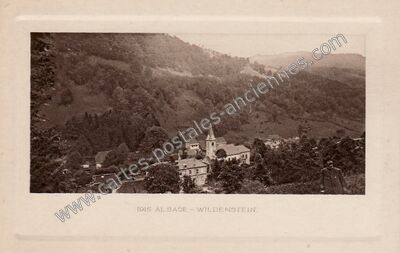 Carte postale ancienne Alsace - Wildenstein — Wildenstein (Haut-Rhin)