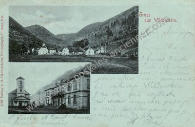 Carte postale ancienne Wildenstein — Wildenstein (Haut-Rhin)