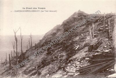 Carte postale ancienne Hartmannswillerkopf — Hartmannswiller (Haut-Rhin)