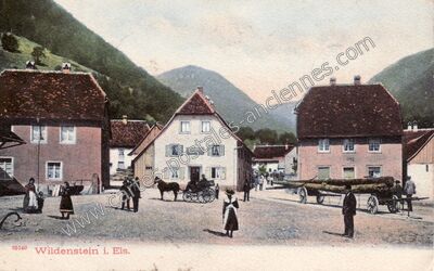Carte postale ancienne Wildenstein — Wildenstein (Haut-Rhin)