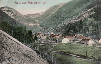 Carte postale ancienne Wildenstein — Wildenstein (Haut-Rhin)
