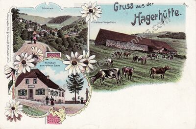Carte postale ancienne Hagerhutte — Non Localisée (Haut-Rhin)