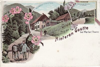 Carte postale ancienne Hinteren — Non Localisée (Haut-Rhin)