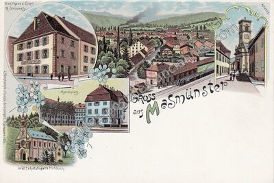 Carte postale ancienne Masmunster — Non Localisée (Haut-Rhin)