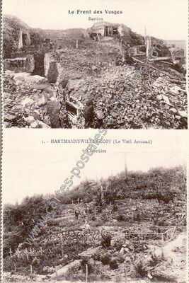 Carte postale ancienne Hartmannswillerkopf — Hartmannswiller (Haut-Rhin)