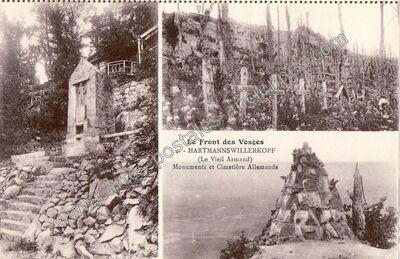 Carte postale ancienne Hartmannswillerkopf — Hartmannswiller (Haut-Rhin)