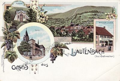 Carte postale ancienne Lautenbach — Lautenbach (Haut-Rhin)