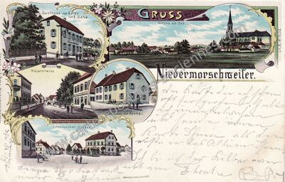 Carte postale ancienne Niedermorschnseiler — Niedermorschwihr (Haut-Rhin)
