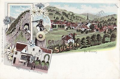 Carte postale ancienne Sulzern — Soultzeren (Haut-Rhin)