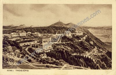 Carte postale ancienne Trois Epis — Niedermorschwihr (Haut-Rhin)