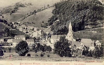 Carte postale ancienne Le Village " Le Bonhomme " - Vue Générale — Le Bonhomme (Haut-Rhin)