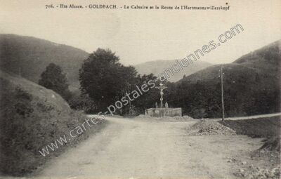 Carte postale ancienne Goldbach — Goldbach-Altenbach (Haut-Rhin)
