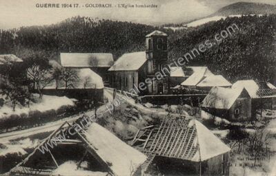 Carte postale ancienne Goldbach — Goldbach-Altenbach (Haut-Rhin)