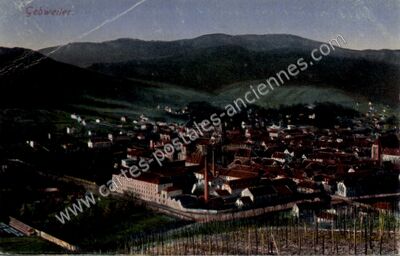 Carte postale ancienne Gebweiler — Guebwiller (Haut-Rhin)