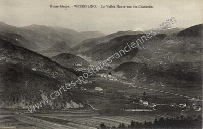 Carte postale ancienne Wesserling — Husseren-Wesserling (Haut-Rhin)