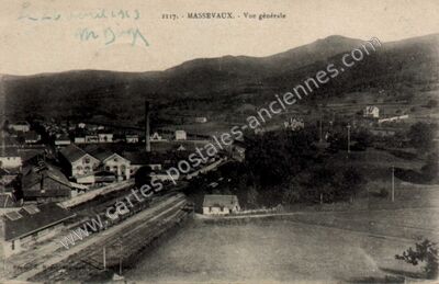 Carte postale ancienne Vue générale — Masevaux (Haut-Rhin)