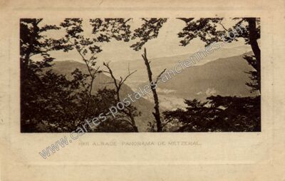 Carte postale ancienne Alsace Panorama — Metzeral (Haut-Rhin)