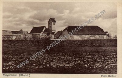 Carte postale ancienne Meyenheim — Meyenheim (Haut-Rhin)