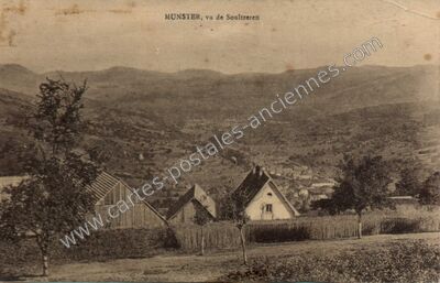 Carte postale ancienne Vue de Soultzeren — Munster (Haut-Rhin)