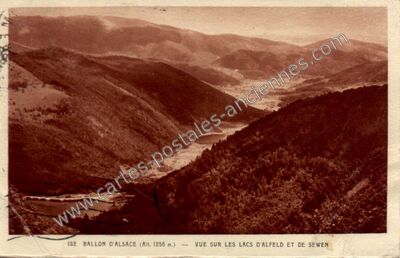 Carte postale ancienne Lac d'Alfred — Sewen (Haut-Rhin)