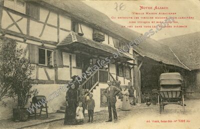 Carte postale ancienne Notre Alsace — Non Localisée (Bas-Rhin)