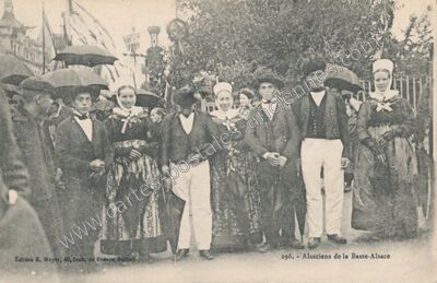 Carte postale ancienne Alsaciens — Non Localisée (Bas-Rhin)