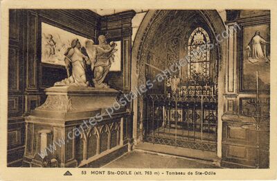 Carte postale ancienne Mont Ste Odile — Ottrott (Bas-Rhin)
