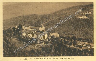 Carte postale ancienne Mont Ste Odile — Ottrott (Bas-Rhin)