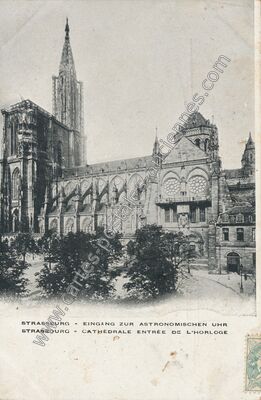 Carte postale ancienne Cathedrale de Strasbourg — Strasbourg (Bas-Rhin)