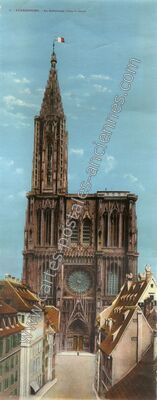 Carte postale ancienne La Cathédrale — Strasbourg (Bas-Rhin)