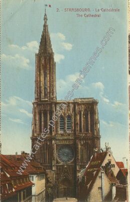 Carte postale ancienne La Cathédrale — Strasbourg (Bas-Rhin)