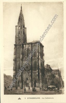 Carte postale ancienne La Cathédrale — Strasbourg (Bas-Rhin)