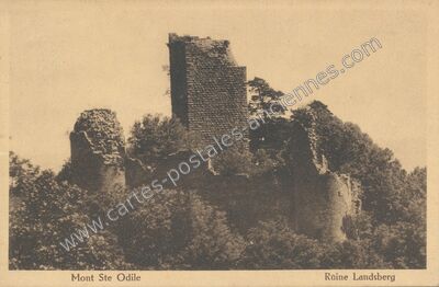 Carte postale ancienne Mont Ste Odile — Ottrott (Bas-Rhin)