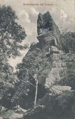 Carte postale ancienne Brotschgrotte — Saverne (Bas-Rhin)