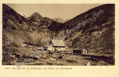 Carte postale ancienne Vallee de la Wormsa — Non Localisée (Bas-Rhin)