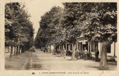 Carte postale ancienne Oberhoffen — Haguenau (Bas-Rhin)