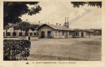 Carte postale ancienne Oberhoffen — Haguenau (Bas-Rhin)