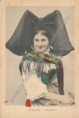 Carte postale ancienne Alsacienne — Non Localisée (Bas-Rhin)
