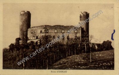 Carte postale ancienne Chateau d'Andlau — Andlau (Bas-Rhin)