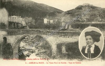 Carte postale ancienne Amelie les Bains — Amélie-les-Bains-Palalda (Pyrénées-Orientales)