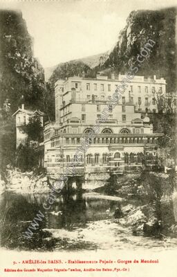 Carte postale ancienne Amelie les Bains — Amélie-les-Bains-Palalda (Pyrénées-Orientales)