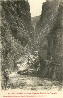 Carte postale ancienne Amelie les Bains — Amélie-les-Bains-Palalda (Pyrénées-Orientales)