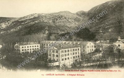 Carte postale ancienne Amelie les Bains — Amélie-les-Bains-Palalda (Pyrénées-Orientales)